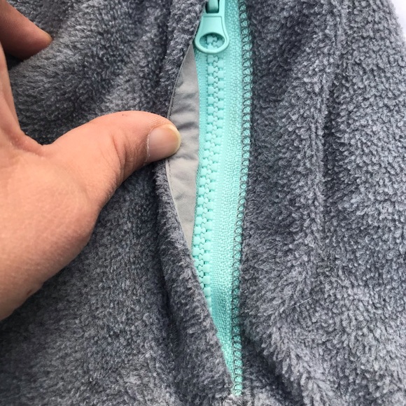 Prince & Fox Aeropostale Fleece Zip Up Grey Jacket - Picture 6 of 8